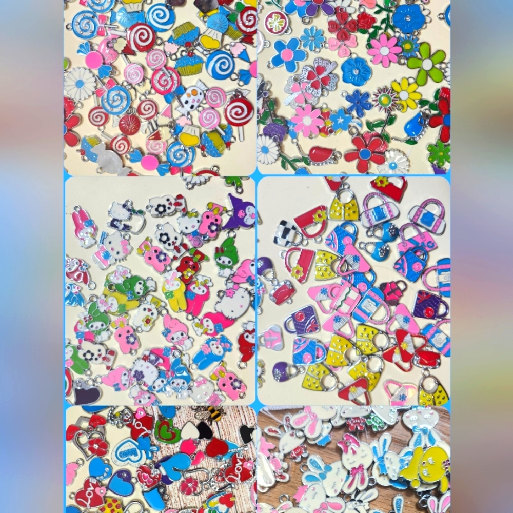 Sanrio Colorful 50 Charm Set